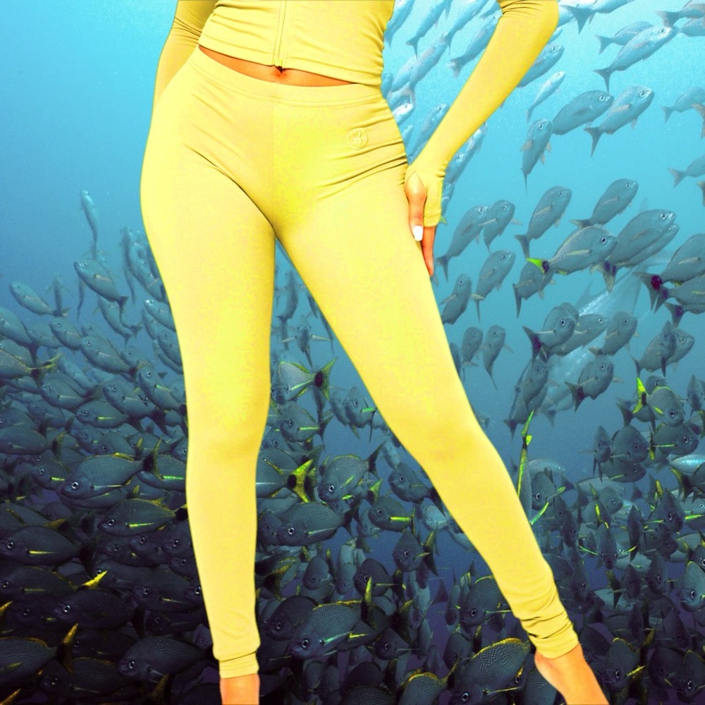 BODY By Raven Tracy Basic Yellow Tights